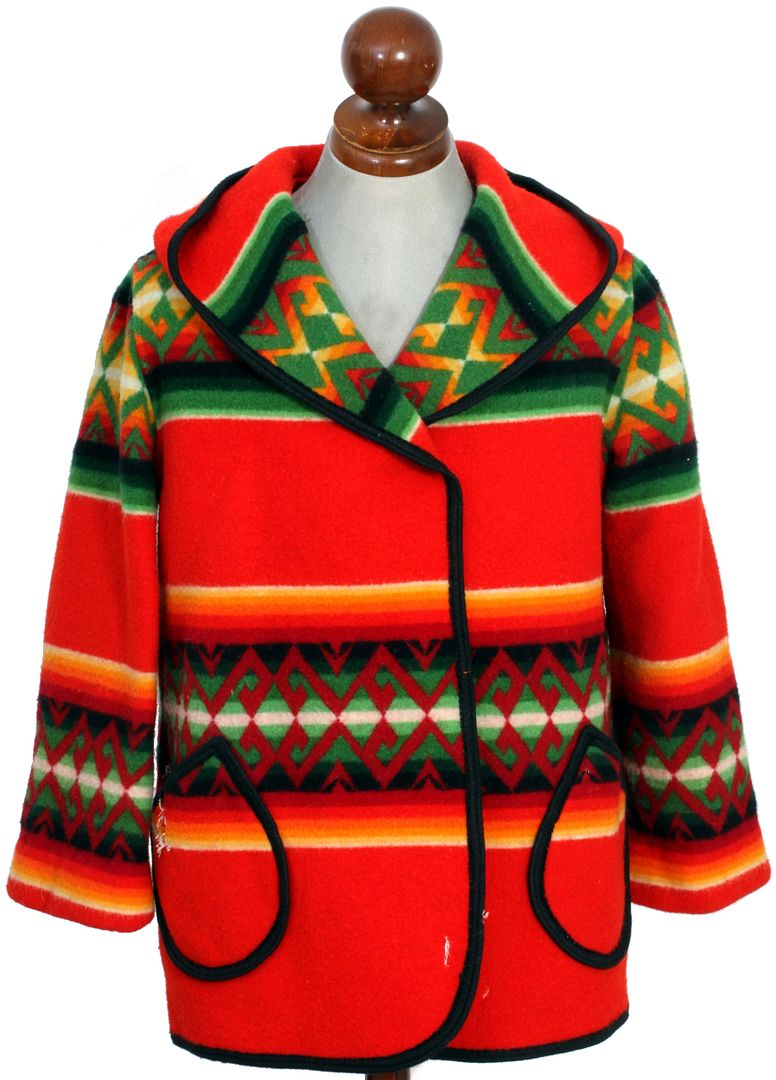 Custom made Pendleton blanket coat VintageHaberdashers Blog